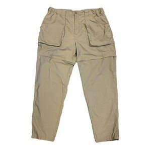Cabela’s Convertible Hiking Pants Zip off to shorts Khaki Sz 34